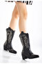 Women's Cowboy Boots with Embroidery - 3