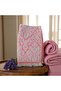 100% Cotton Pink Color Water-Absorbing Quick-Drying Double-Sided Face Towel/ Pink