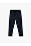 Basic Navy Blue Boys' Sweatpants 6Wkb40007Tk