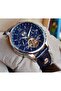 Star Series Navy Blue Dial Steel Automatic Men's Wristwatch - 5