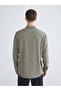 Slim Fit Long Sleeve Oxford Men's Shirt - 4