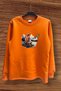 Fishing Fishing Printed Regular Fit 100% Cotton Sweatshirt with Fishing Rod and Trout Hunting Motif