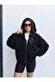 Zippered Raised Sweatshirt - 3