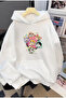 Cat Printed Unisex Oversize Hooded Sweatshirt Hoodie