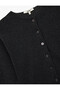 Buttoned Knitwear Anthracite Women's Cardigan 6Wak30017Ek - 5