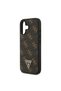 iPhone 17 Compatible Case Original Licensed Pu Leather 4g Patterned Triangle Logo Cover Black - 6