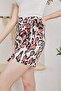 Women's Leopard Print High Waist Tie-Up Mini Skirt - 4