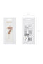 Birthday candle number 7, rose gold, 4.5cm - 3