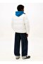 White Men's Coat Dm0Dm22041Ybl Tjm Dna Collar Puffr - 2