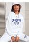 'Plus Size' California Tennis Design Printed Oversize Tracksuit Set