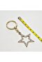 Keychain Bag Accessory Stone Star Keychain Gold-Silver - 3