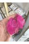 Metal Striped Flower Model Earrings - 2