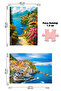 2 Pcs 1000 Piece Puzzle- Mountain Lake Town and Cinque Terre - 2