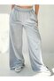 Women's Gray Baggy Trackpants Oversized Plus Size Sportswear Quality Loose Fit Comfortable Fabric - 2