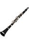 Andoer Bb Flat Clarinet Black Bakelite Silver Keys Woodwind Instrument - 2