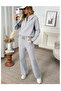 Women's Gray Baggy Oversized Plus Size Sportswear Quality Loose Fit Stretchy Comfortable Fabric Sweatpants07 - 4