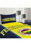 New Season Licensed Fenerbahçe Quilted Single Bedding Set - 2