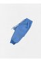 Boy's 100% Cotton Beige Color Blue Striped Long Sleeve Pocketed Winter Tracksuit Set - 6