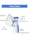 Portable Handheld Nebulizer Machine, Mini Ultrasonic Inhaler with Masks & USB, Quiet Mist - 2