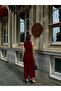 Zero-Sleeve Pencil Dress with Slit Detail - 5