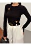 Heart Detailed Lycra Blouse