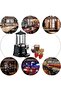 JUNIPI Hot Chocolate Machine, Soybean Milk/Milk/Juice Heating Blender, 30~90℃ Temperature, With LE - 7