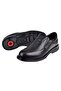Genuine Leather Comfort Men's Shoes Voy-1143 Black - 5