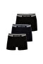 Black Cotton Modal Blend 3-Piece Boxer 50323584-999