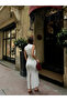 Zero Sleeve Slit Detailed Pencil Form Lined Sandy Dress - 5