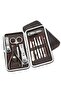 12 pieces manicure set with bag