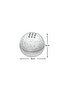 مبخرة كروية حجرية رمادي (Stone Sphere Incense Burner) - 3