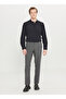 Standard Waist Regular Leg Slim Fit Black Men's Trousers Ace001261456_Syh