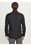Tailored Fit Italian Collar Black Men's Shirt Ace020261606_Syh - 5