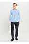Tailored Fit Italian Collar Light Blue Men's Shirt Ace020261606_Amv - 2
