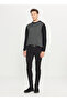 Crew Neck Standard Black - Gray Men's Sweater Ace049261478_Syg - 2