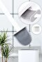 White Silicone Toilet Brush Bendable Silicone WC Toilet Brush