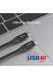 USB 4 USB-IF Certified 100W PD Fast Charging Cable, 40Gbps Data Transfer, 0.8M -C14100BK-0.8M - 4