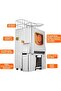 SEFVGHDF Commercial Juicer Machine, 120W Automatic Feeding Orange Juice Extractor, Slow Masticating - 3