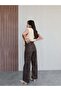 Leo Pattern Gabardine Loose Fit Trousers - 3