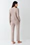 Cotton Modal Long Sleeve Women's Pajama Set - 4