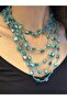 Natural Bead Embroidery Women's Necklace - 2