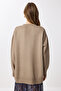 Oversize V-Neck Soft Knit Sweater Lxp0001 Vi̇zon - 4