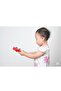 Bell Rhythm Clapper Percussion Jingle Stick – Durable Red Plastic Handheld Instrument - 3