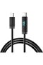 USB-C TO C DIGITAL DISPLAY 100W 5A DATA CHARGING BRAIDED CABLE 1M BLK - 3