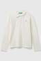 Boy's 3Wg9C300X-25K Polo Long Sleeve Tshirt White