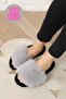 Furry Lightweight Silent Foam Sole Plush Stylish House Slippers