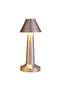 Gold Bell Shape LED Table Lamp, Portable Cordless Night Light with 3-Level Dimmable Brightness - 7