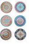 Ottoman Motif Coaster Set of 6 - EE8316S6 (Istanbul) - 2
