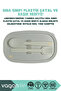 Bento 1300ml Lunchbox New Collection 2 Layer 3 Compartment Stainless Steel Lunch Box Food Container - 5