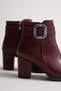 Women's Short Boots with Zipper and Luxury Buckle Accessories